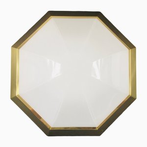 Large Glass Ceiling Light or Flush Mount from Limburg, Germany, 1970s-BMM-1257176