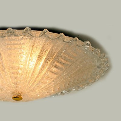 Large Glass Flush Mount from Peill & Putzler, Germany, 1970s-VDW-1325315