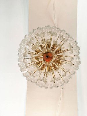 Large Glass Flush Mount Palazzo Ceiling Lamp by J. T. Kalmar, 1970s-AX-853191