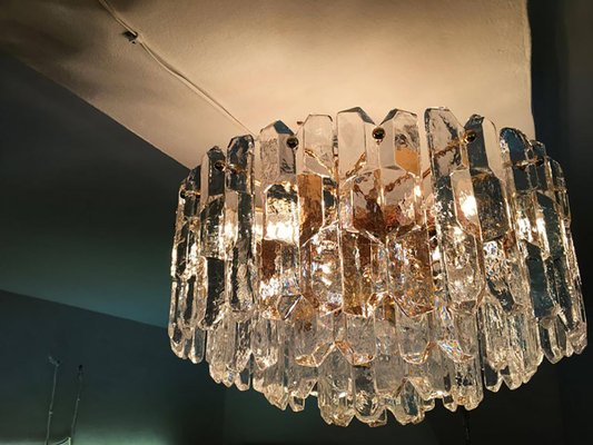 Large Glass Flush Mount Palazzo Ceiling Lamp by J. T. Kalmar, 1970s-AX-853191