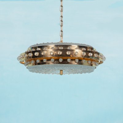 Large Glass Pendant by Carl Fagerlund for Orrefors, Sweden, 1960s-HGA-1821375