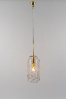 Large Glass Pendant Lights by Limburg, Germany, 1970s, Set of 3-UGR-1301197