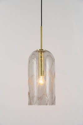 Large Glass Pendant Lights by Limburg, Germany, 1970s, Set of 3-UGR-1301197