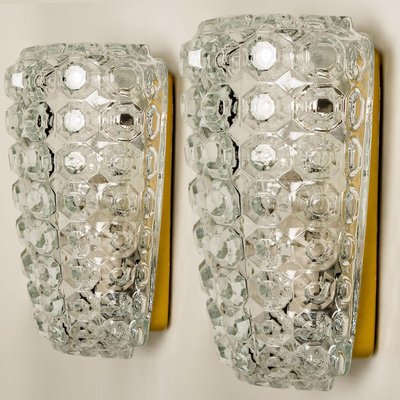 Large Glass Wall Lights Sconce by Helena Tynell for Glashütte, 1960-VDW-898450