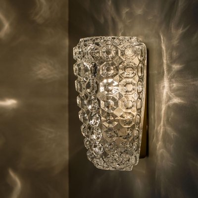 Large Glass Wall Lights Sconce by Helena Tynell for Glashütte, 1960-VDW-898450