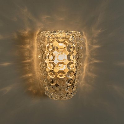 Large Glass Wall Lights Sconce by Helena Tynell for Glashütte, 1960-VDW-898450