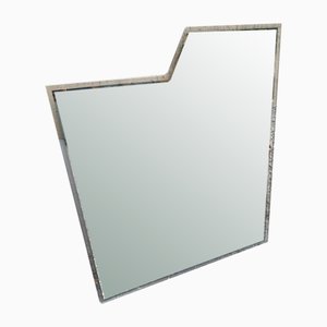 Large Glass with Transparent Edge Mirror, 1960s-OHK-1722241