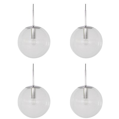 Large Globe Pendant Lamp from Glashütte Limburg-QT-1263401