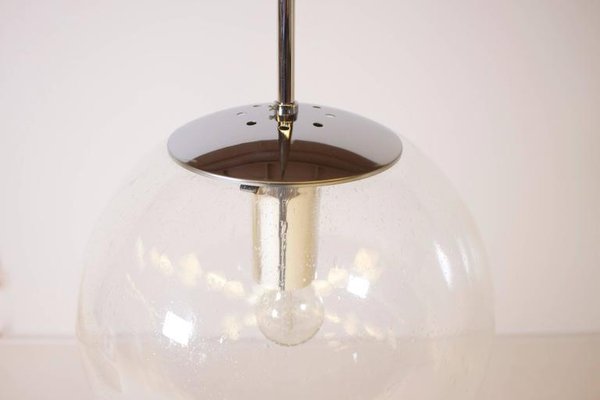 Large Globe Pendant Lamp from Glashütte Limburg-QT-1263401