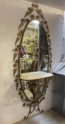 Large Gold Gilded Mirror-JJC-1054384