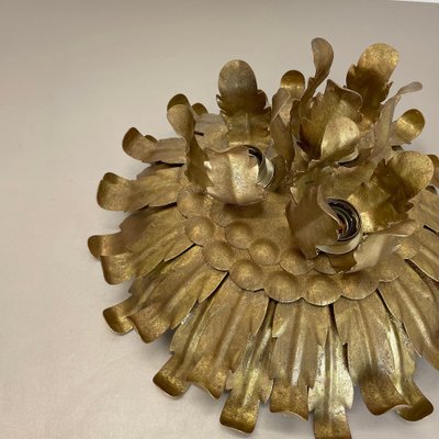 Large Golden Metal Wall Light, 1960-QZ-1743363