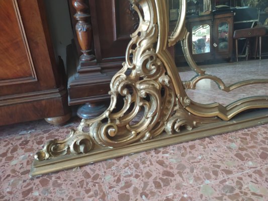 Large Golden Mirror, Italy, 1950s-RAQ-988198