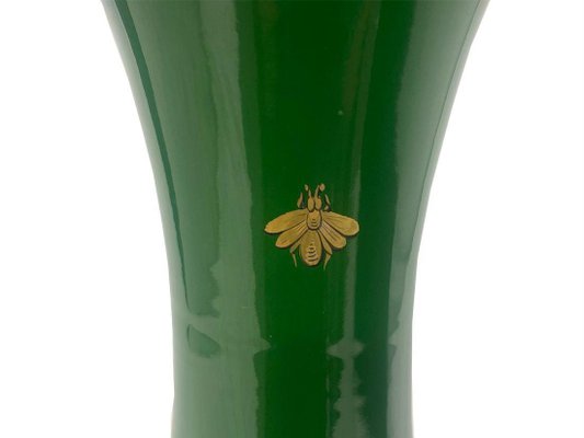 Large Green Double-Gourd Vase by Jaget and Pinon, France, 1913-UCH-1719712