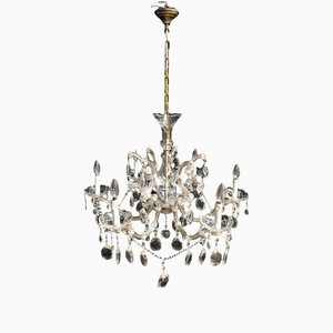 Large Hand Cut Maria Teresa Crystal Chandelier, 1950s-WQQ-1284273