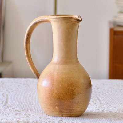 Large Handcrafted Stoneware Pitcher, 1920s-SHG-2021715