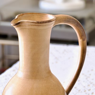 Large Handcrafted Stoneware Pitcher, 1920s-SHG-2021715