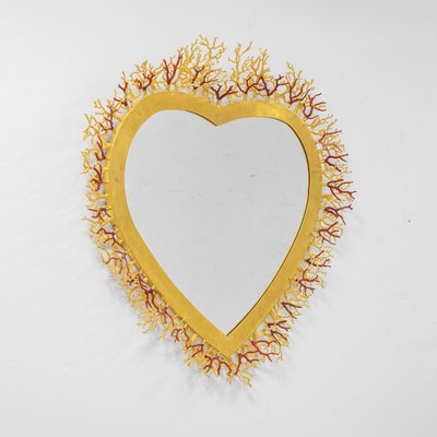 Large Heart Mirror, 1980s-XSC-2028046