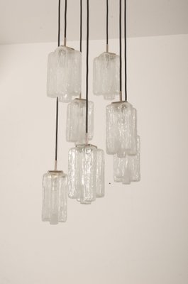 Large Ice Glass Granada Cascading Chandelier from Kalmar-AX-838563