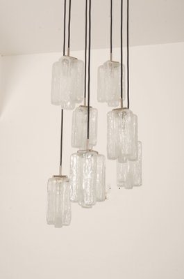 Large Ice Glass Granada Cascading Chandelier from Kalmar-AX-838563