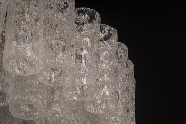 Large Ice Glass Tubes Chandelier from Doria, 1960s-UGR-1324646