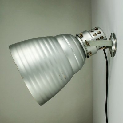 Large Industrial Bauhaus Ikon IK 302-001 Wall Lamp by Adolf Meyer for Zeiss, 1920s or 1930s-FUP-955324