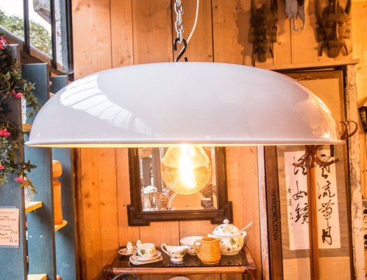 Large Industrial Ceiling Lamp, 1950s-CTF-699662