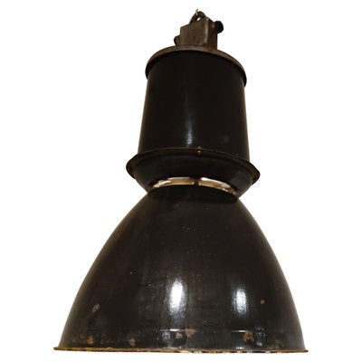 Large Industrial Enamel Lamp, 1950s-IRH-999405