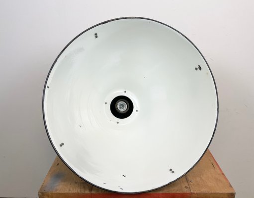 Large Industrial Pendant Lamp in Enamel Factory from Elektrosvit, 1960s-CGF-1299915