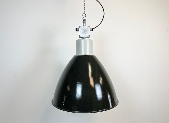 Large Industrial Pendant Lamp in Enamel Factory from Elektrosvit, 1960s-CGF-1299915