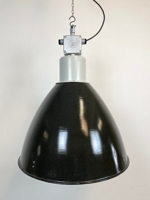 Large Industrial Pendant Lamp in Enamel Factory from Elektrosvit, 1960s-CGF-1299915