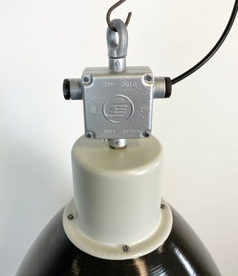 Large Industrial Pendant Lamp in Enamel Factory from Elektrosvit, 1960s-CGF-1299915