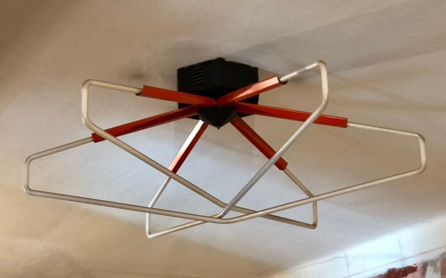 Large Iron Ceiling Light, 1970s-OHK-1137269