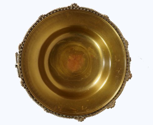 Large Islamic Bowl in Brass, 1940s-UZN-1400962