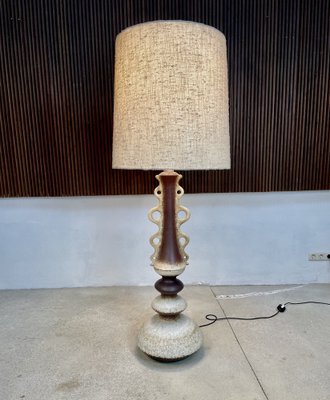 Large Italian Amphora Ceramic Floor Lamp, 1950s-JP-1298568