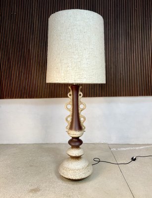 Large Italian Amphora Ceramic Floor Lamp, 1950s-JP-1298568