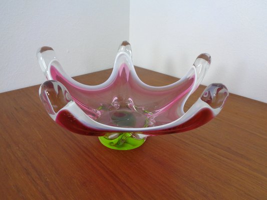 Large Italian Bowl in Murano Glass, 1960s-RDW-1262876