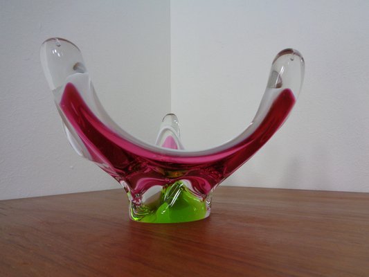 Large Italian Bowl in Murano Glass, 1960s-RDW-1262876