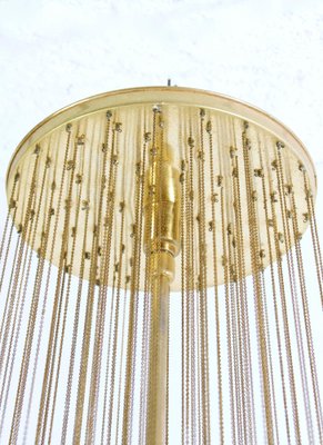 Large Italian Cascading Glass Chandelier, 1960s-FO-980704