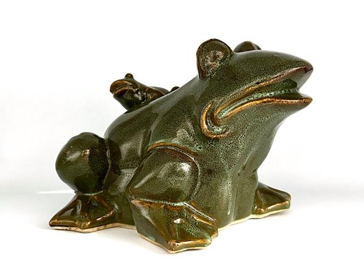 Large Italian Ceramic Frog, 1960s-ZCY-1751070