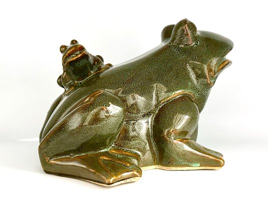 Large Italian Ceramic Frog, 1960s-ZCY-1751070