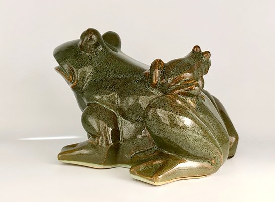 Large Italian Ceramic Frog, 1960s-ZCY-1751070