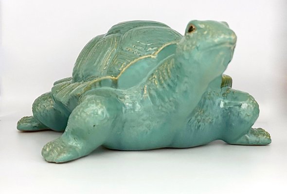 Large Italian Ceramic Turtle, 1960s-ZCY-1736893