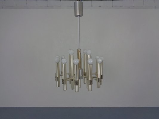 Large Italian Chandelier by Gaetano Sciolari for Sciolari, 1960s-RDW-965095