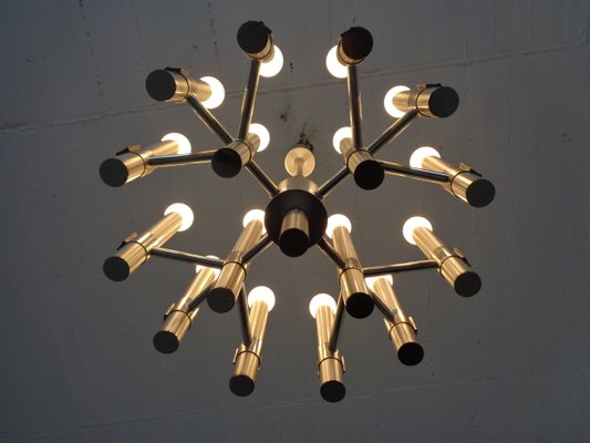 Large Italian Chandelier by Gaetano Sciolari for Sciolari, 1960s-RDW-965095