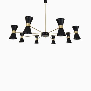 Large Italian Double-Coned Chandelier, 1958-AX-847654