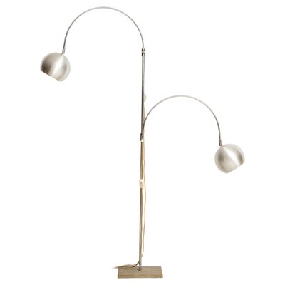 Large Italian Flexible 2-Arm Floor Lamp, 1960s-SC-587110