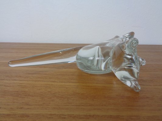 Large Italian Glass Cat, 1960s-RDW-1445043