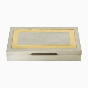 Large Italian Jewellery Box in Chrome by Giacomo Sinopoli, 1970s-YJA-1408846