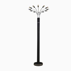 Large Italian Metal Floor Lamp, 1970s-QZZ-904660