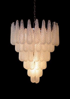 Large Italian Murano Chandeliers, 1970s, Set of 2-MBH-1031888